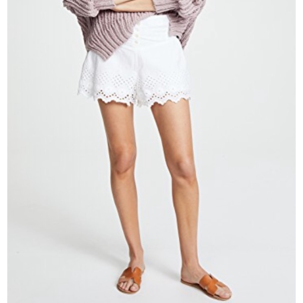 Free People Sweet Like Candy Eyelet Shorts